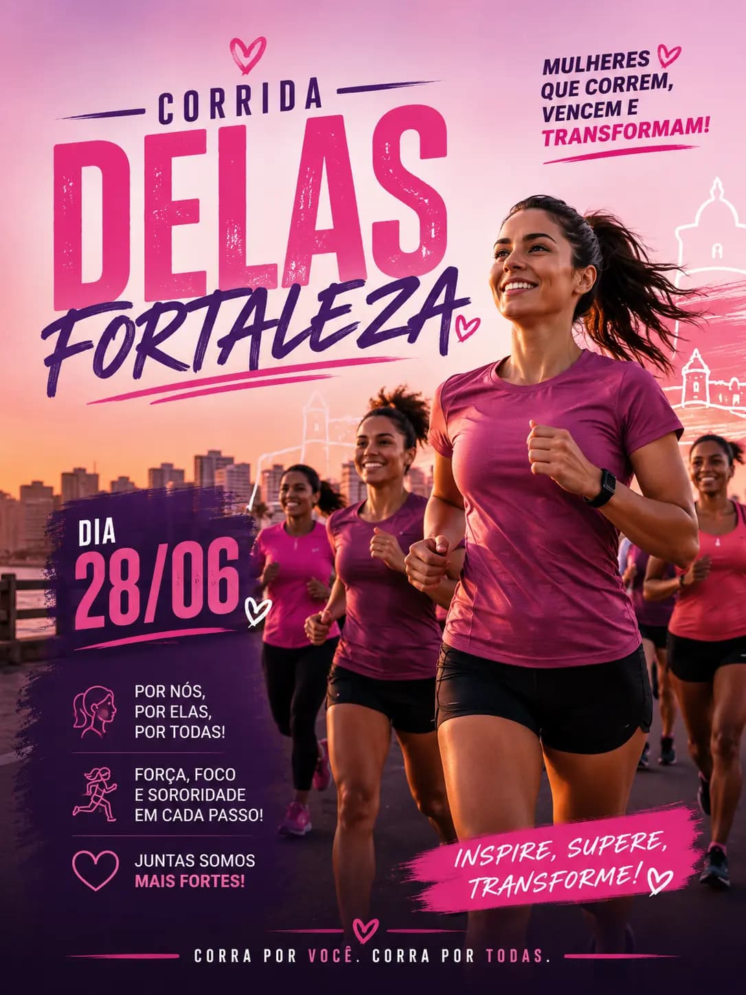 Capa do evento CORRIDA DELAS FORTALEZA 2026